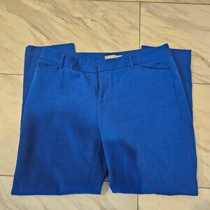 GAP Cropped Pants Women’s 6 Stretch Active Blue KY Blue Slim Cropped